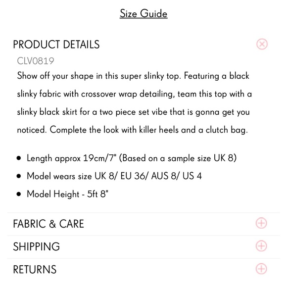 PrettyLittleThing Black Strappy Lace Up Tube Crop Top 4 - Picture 10 of 10